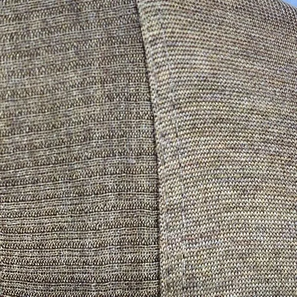 EILEEN FISHER Cardigan PL Silk Cotton Jersey Draped Open Front Long Sleeve Brown - Picture 6 of 15